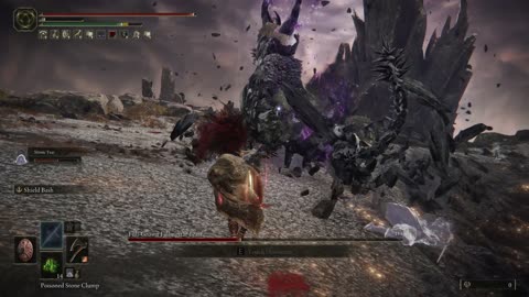 Elden Ring PC | Full-Grown Fallingstar Beast boss fight w/summoned Mimic Tear on NG
