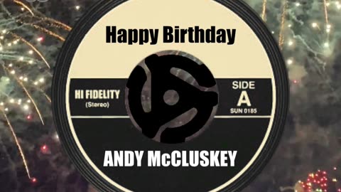 HAPPY BIRTHDAY to ANDY McCLUSKEY