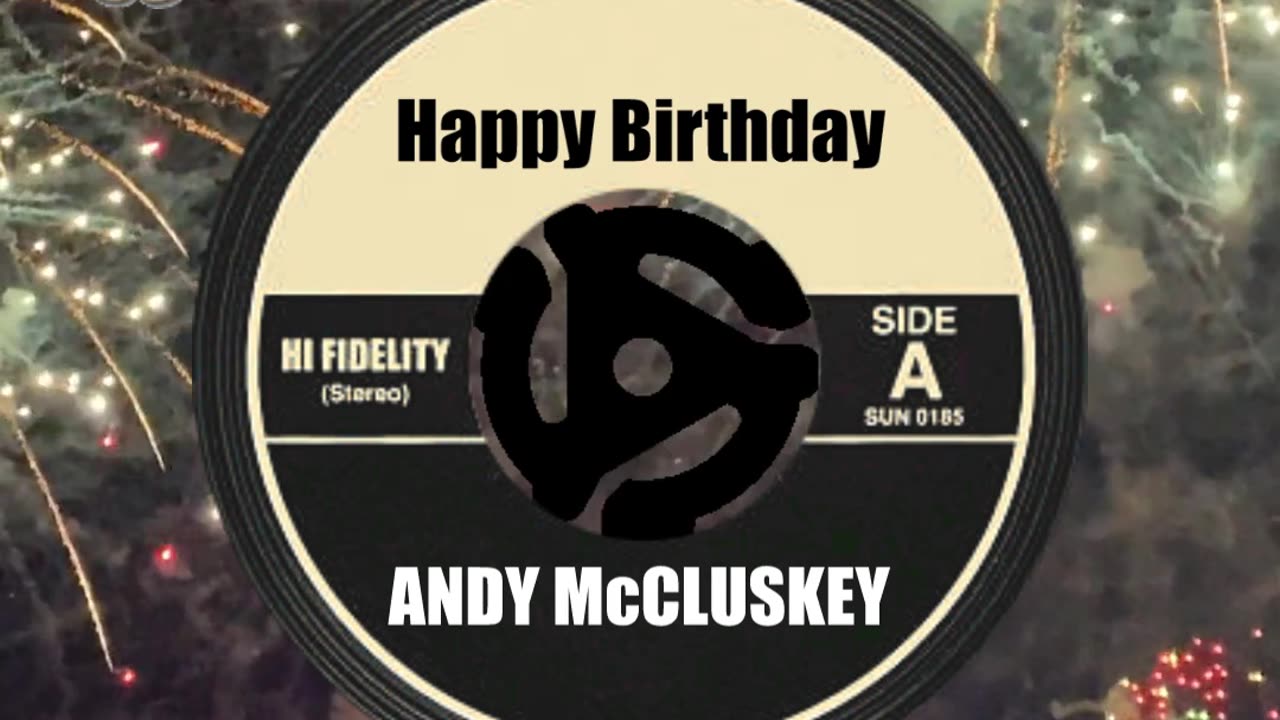 HAPPY BIRTHDAY to ANDY McCLUSKEY