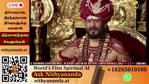 Absorb spiritual teachings during live darshans led by SPH Bhagavan Sri Nithyananda Paramashivam.