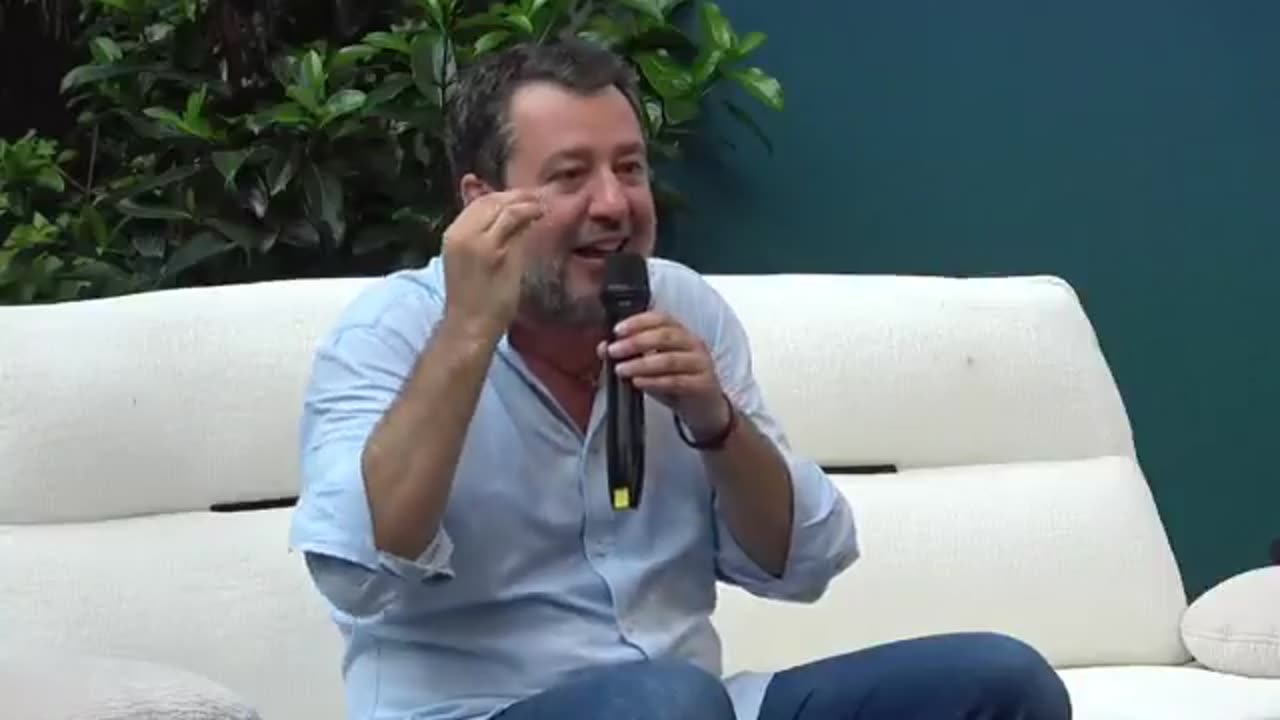 Matteo Salvini Alla Versiliana 11-08-2025