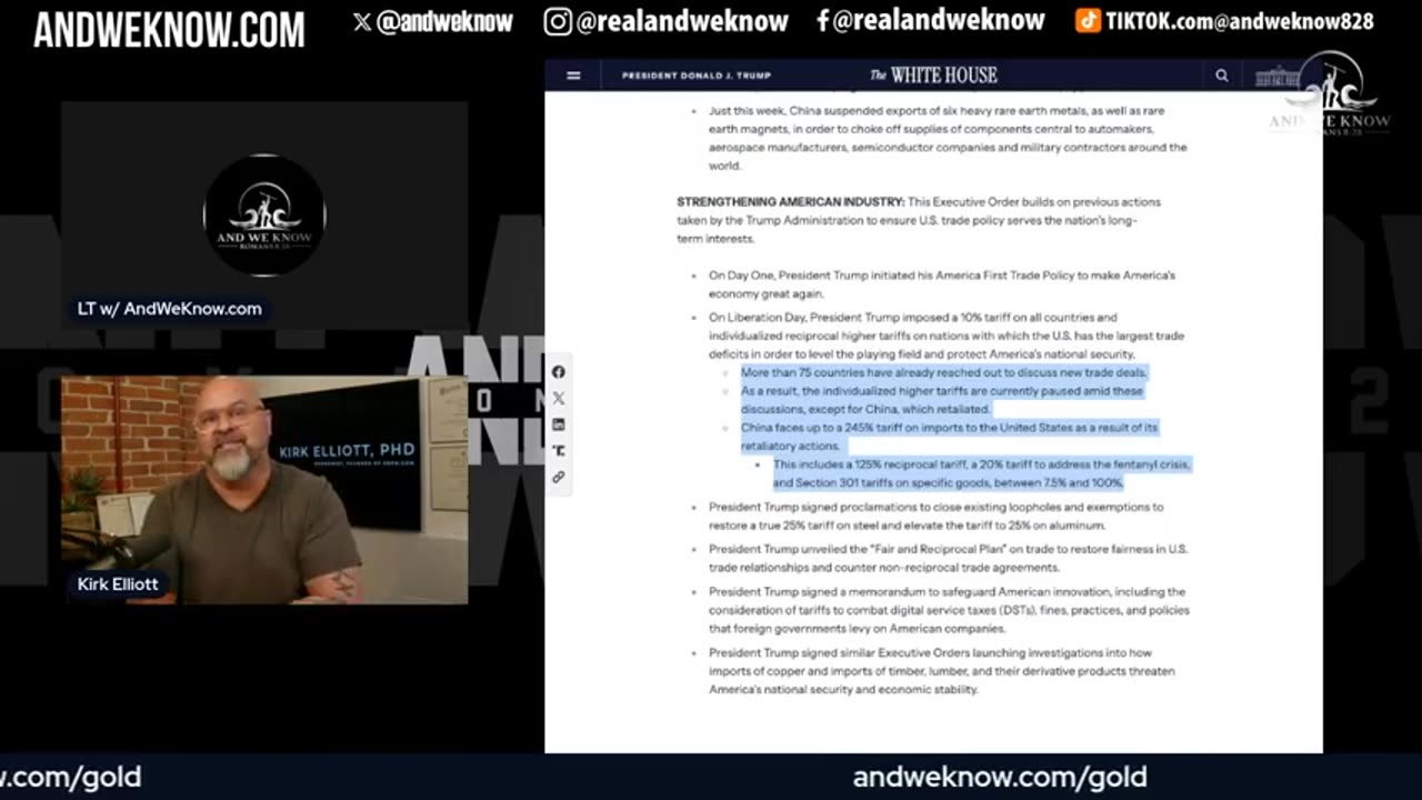 4.20.25: Gold surge will occur, Tariffs hit CHINA hard, Comms-Two if by SEA, Tippy Top, PRAY!
