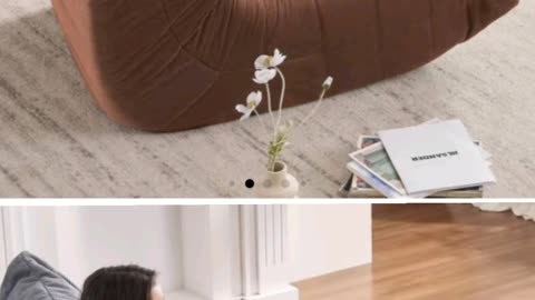 Modern Living Room Adult Bean Bag Floor Sofa #HomeDecor