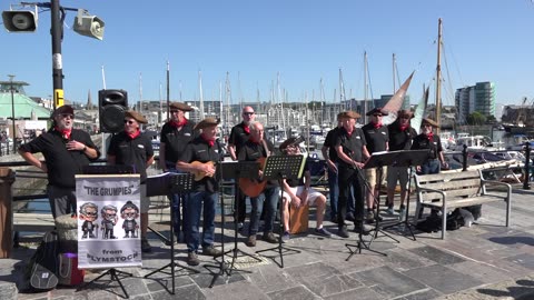 Plymouth Pirate weekend 17th May 2025 Pt 7. Old Grumpies Sea Shanties and Pirate Fun Run