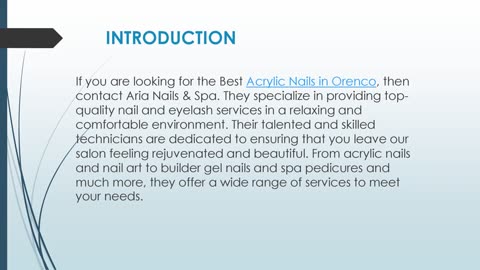 Acrylic Nails in Orenco