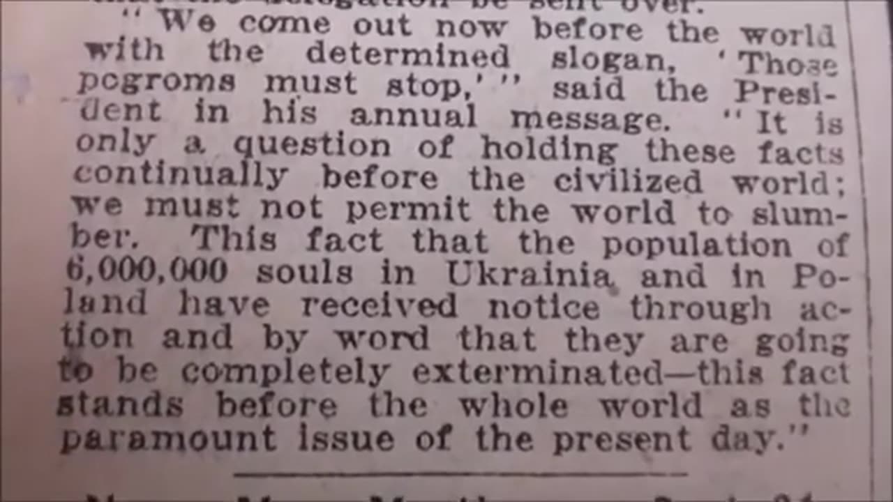 Let's read some newspapers between 1915 and 1938_ Six million jews...