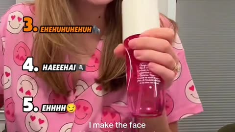 "I make the face you make the sound" challenge