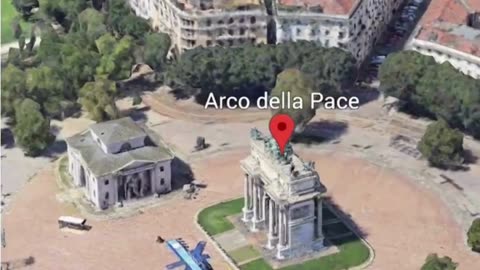 NON CREDERAI A COSA SI TROVA SOPRA L'ARCO DELLA PACE DI MILANO DOCUMENTARIO Il monumento rappresenta il cocchio della dea greca della Pace Eirene con ai suoi lati 4 nike greche che offrono una corona d'alloro e una palma alla Dea