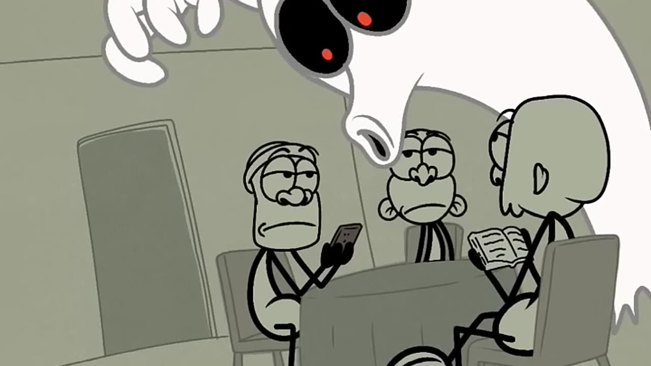 POV: Ghost scares deaf people!