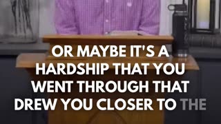 Even our hardships become pathways to blessing when we trust God! - Calvary Chapel Fergus Falls