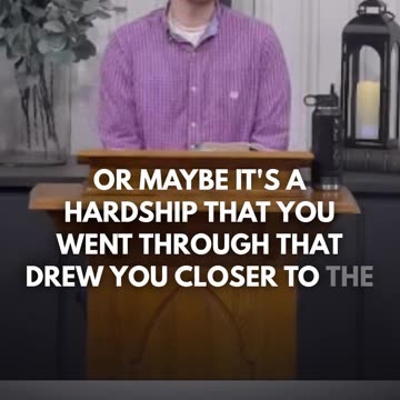 Even our hardships become pathways to blessing when we trust God! - Calvary Chapel Fergus Falls