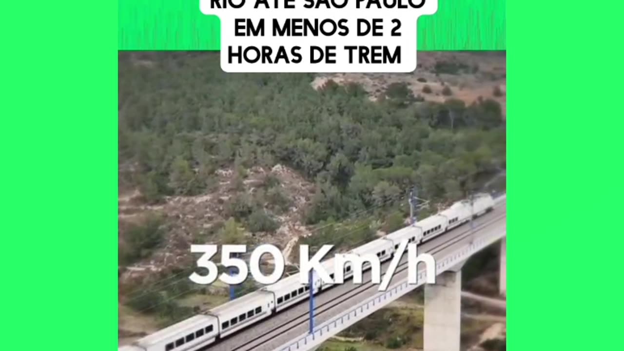 Projeto do Trem Rio de Janeiro a São Paulo