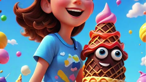 The tailing icecream