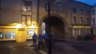 Patriotic Irish men have begun patrolling the streets at night following a recent surge