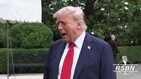 WATCH: President Trump remarks on the Israel-Iran war, "there's a good chance there'll be a deal"