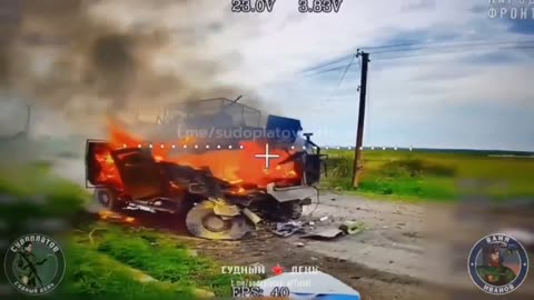 🖥️💥 Ukraine Russia War | Russian Fiber-Optic Drone Takes Out Ukrainian Vehicle | RCF