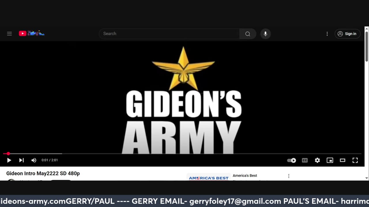 GIDEONS ARMY 5/23/25 FRIDAY LIVE @ 930 AM EST !!!!