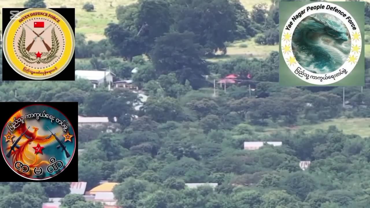 🚁💥 Myanmar War | PDF & LPDF Drone Bomb & Ambush Against Junta Forces | RCF