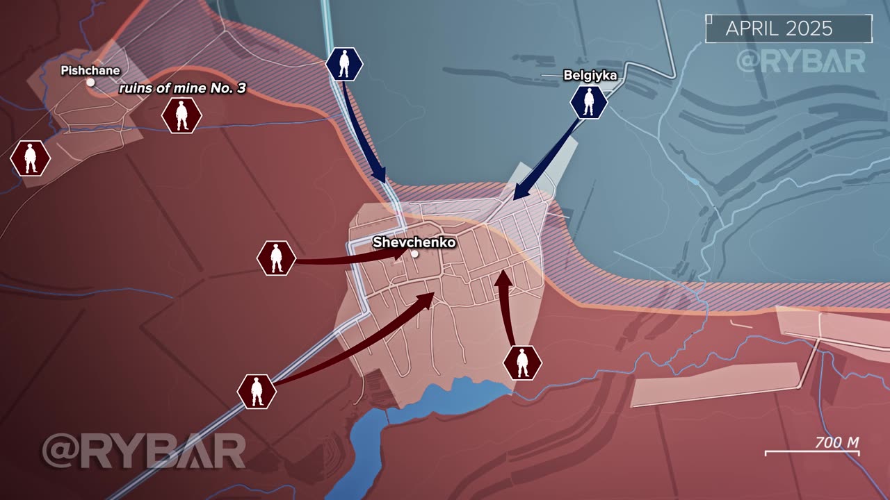 🇷🇺 🏹 🎣 Pokrovsk–Myrnohrad Axis — Rybar’s Analysis