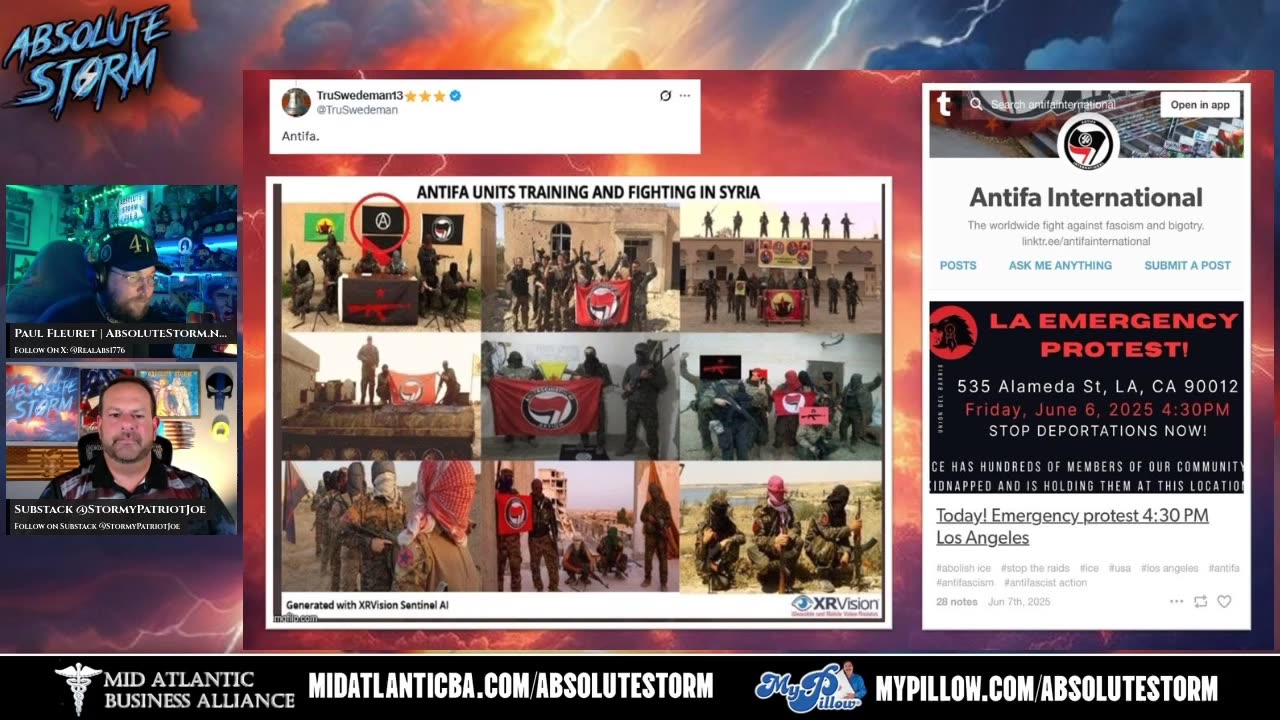 Clips: Absolute Storm Ep 38 - Anarchy, Antifa & Funding