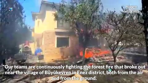 Incendies de forêt en Turquie. Tout brûle : villes, champs et forêts