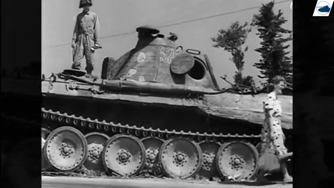 WW2 Panther Ausf.A Wrecks Normandy footage - Panzerkampfwagen V.