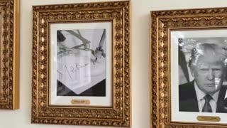 Trump's White House 'Wall of Fame' Features Biden as an Auto-Pen