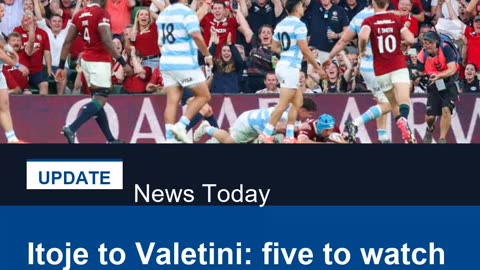 Itoje to Valetini five to watch when the Lions face Australia