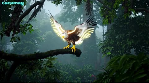 Javan Hawk Eagle Becomes Forest Guardian