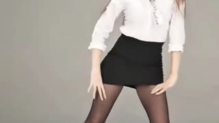 Seductive Jet Black Legwear Lithe Hip Hop Dance | Daily Beauty EP 1228