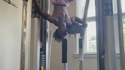 Feet Get Stuck in a Work Out Machine