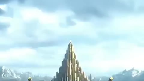 Thor Flying With His Hammmer