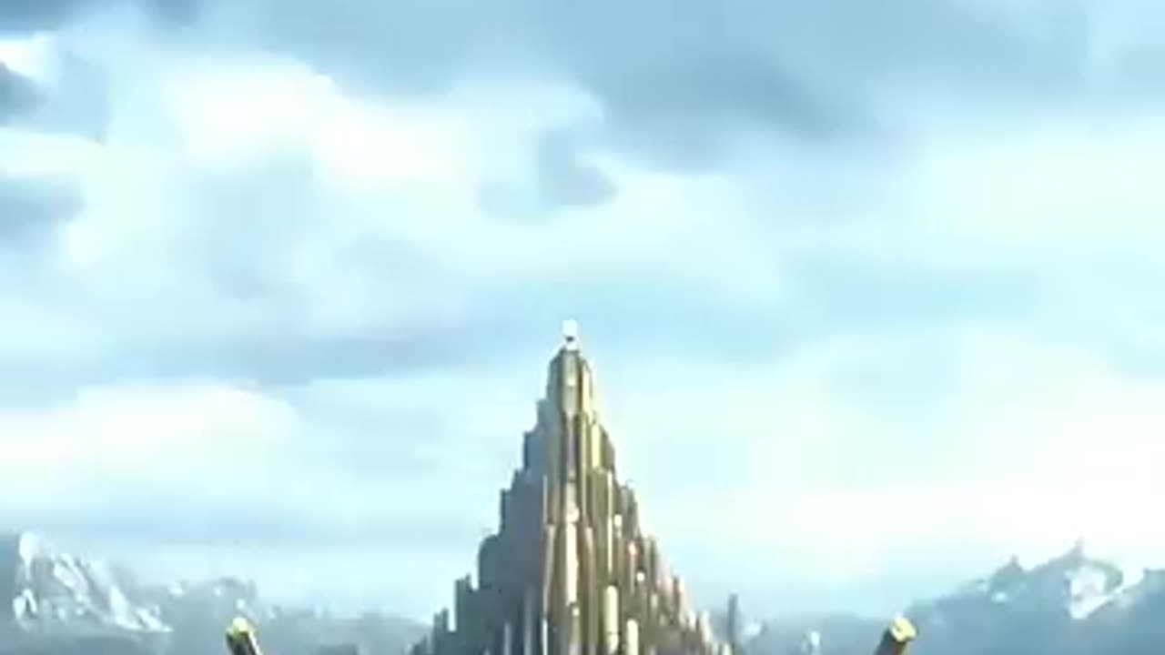 Thor Flying With His Hammmer
