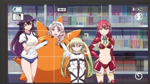 Anime When Everyday Battle Become Common Place-Girl use her power to undress her friends