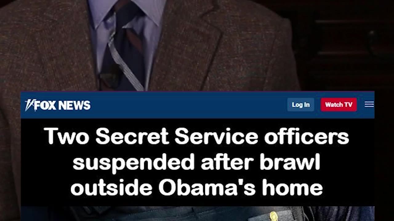 Two Secret Service Officers Suspended After Brawl Outside Obama's Home