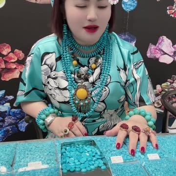 20250701-9 Sterling Treatment Turquoise Cabochon: Interstellar Blues Amber on Fingertips