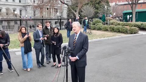 Sen. John Kennedy just torched Schumer outside the White House—calling out Schumer