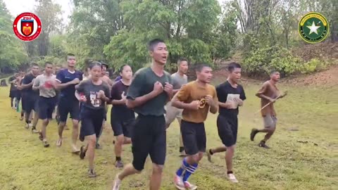 🪖🔥 Myanmar War | Myanmar Defense Force Unit P2-3803 Training in Bago | RCF