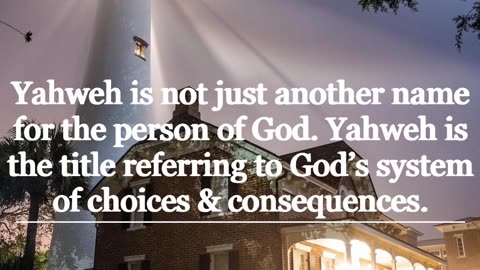 Yahweh the Choice-Giver