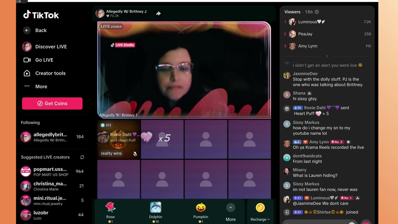 10-28 Allegedly w/ Brittney J TikTok