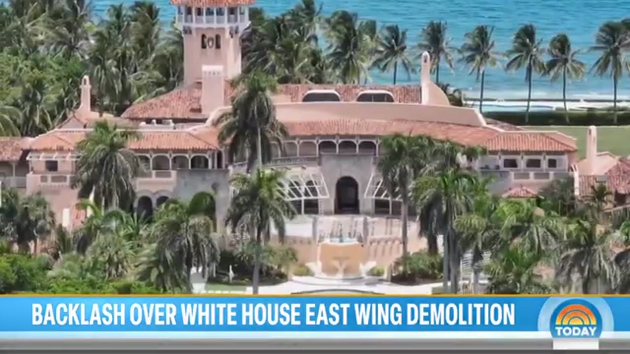 Entire East Wing of White House to Be Demolished ‘Within Days’