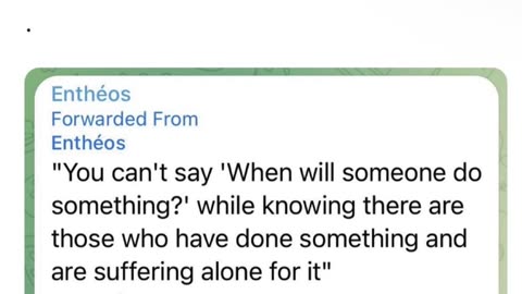 “Power is only good if you use it.”