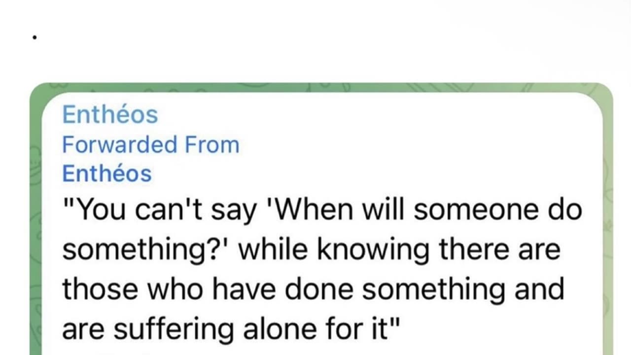 “Power is only good if you use it.”