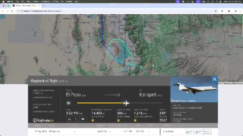 Private Jet Linked to Mysterious Low Flights Near Charlie Kirk Shooting