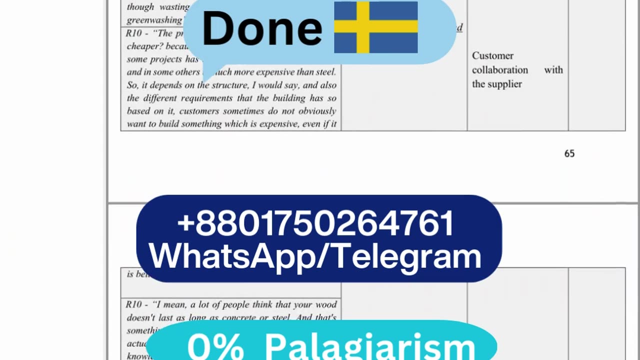 Student Work (Thesis )|1TE742 Part 7 Sustainable Innovation in Industry | Uppsala University Sweden