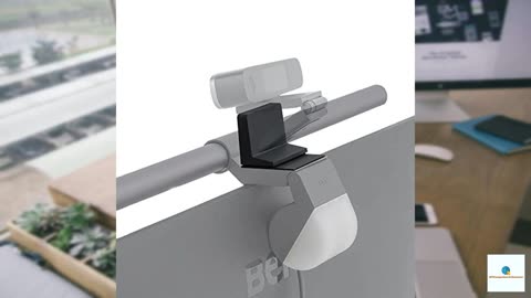 BenQ Webcam Accessory ScreenBar Halo, Magnetic Adaptor, Dark Grey