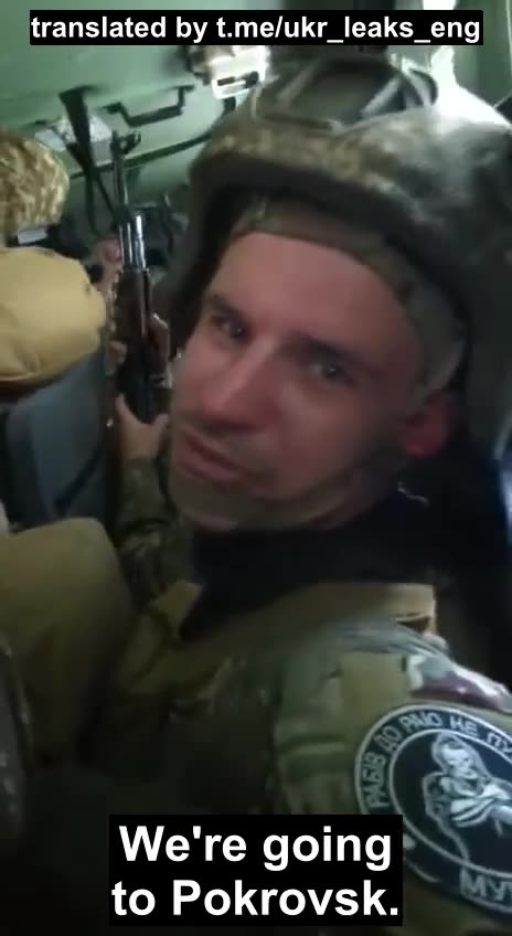 Ukrainian Armed Forces soldiers are heading to assault Pokrovsk
