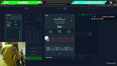 BTC VS LTC - DICE STRATS - STAKE (KICK CLIPS)