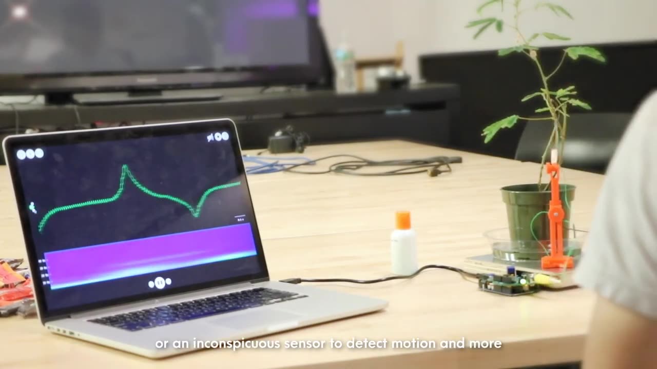 Fluid Interfaces MIT: Cyborg Botany: Augmented plants as sensors, displays, and actuators