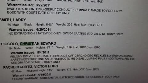 Arrest warrant for Vince Edwards from Vinceableworld and the Garden of Eden project.